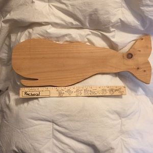 Wood Whale Decor